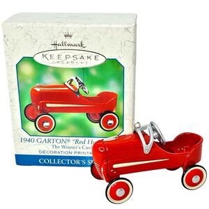 Hallmark Keepsake 1940 Garton Red Hot Roadster Ornament 2000 #2 Winner's Circle